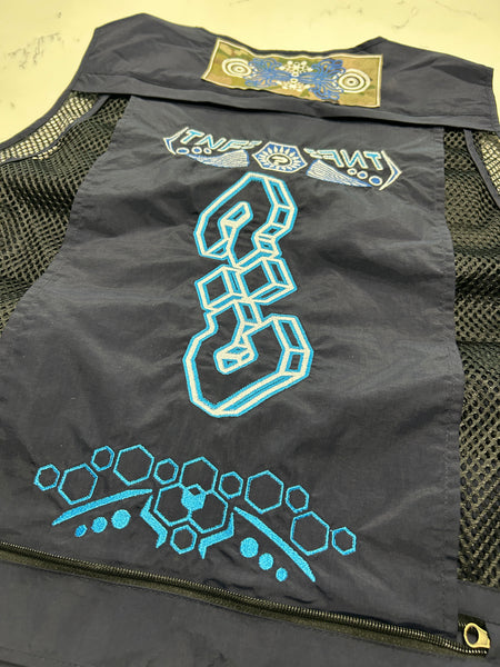 Tipped Tactical Vest - Blue / Large