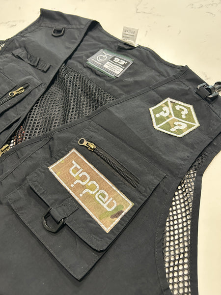 Tipped Tactical Vest - Black / XXL