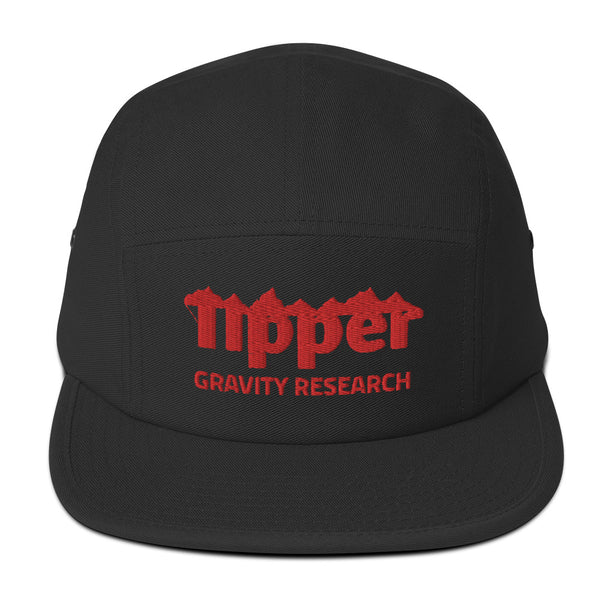 Tipper Red Text Five Panel Cap LE10