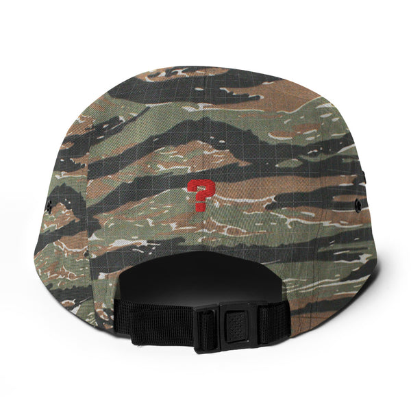 Tipper Red Text Five Panel Cap LE10