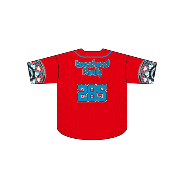 Breadhead Family V2 - Embroidery Cropped Baseball Jersey