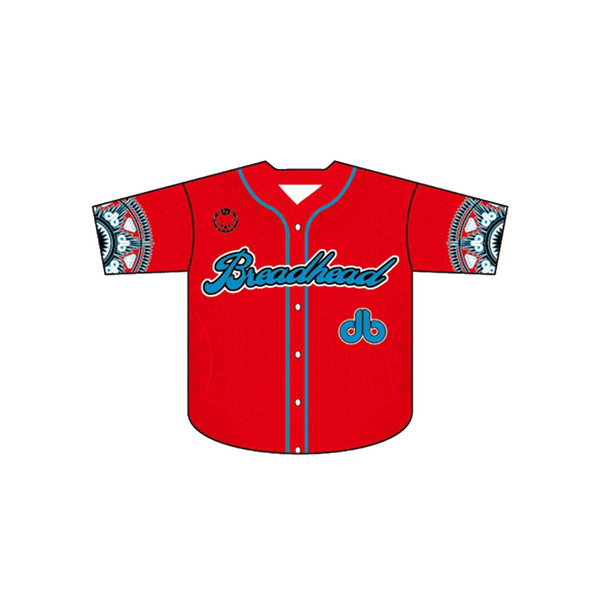 Breadhead Family V2 - Embroidery Cropped Baseball Jersey