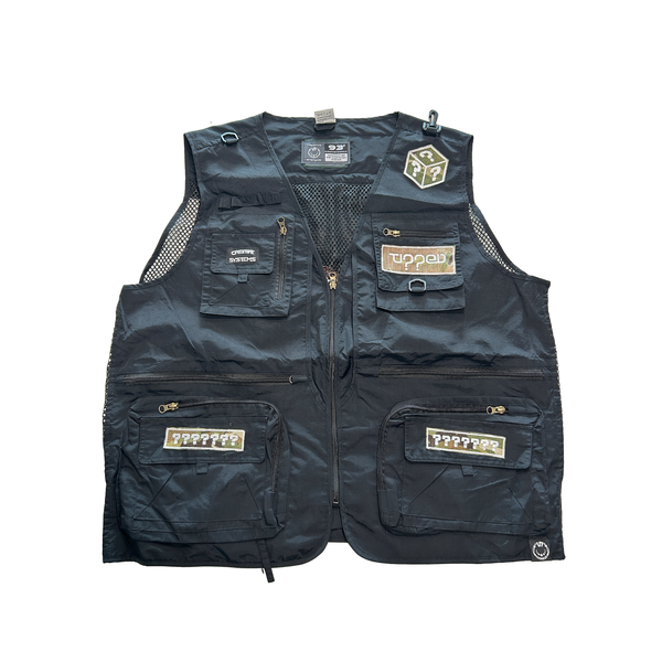 Tipped Tactical Vest - Black / XXL