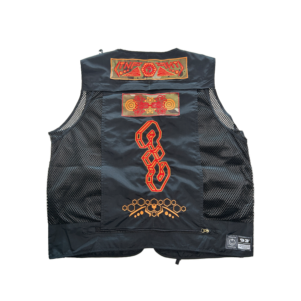Tipped Tactical Vest - Black / XXL