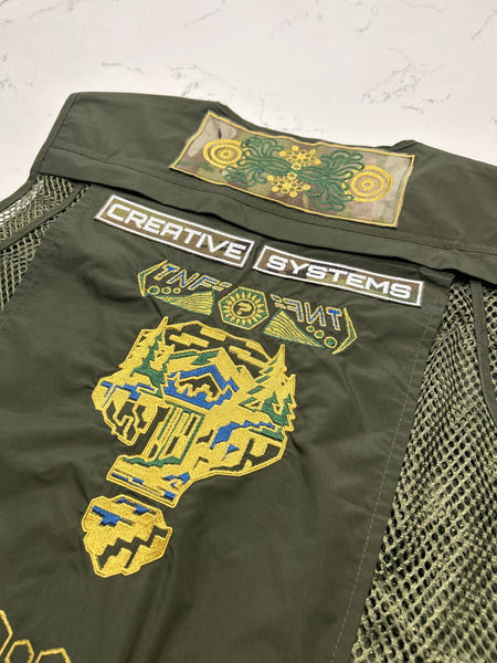 Tipped Tactical Vest - Green / Medium