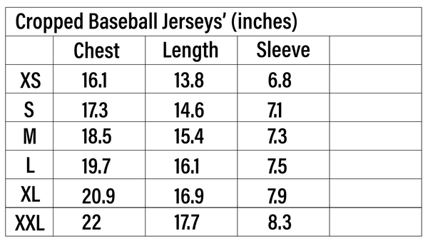 Barbhead Crop Baseball Jersey