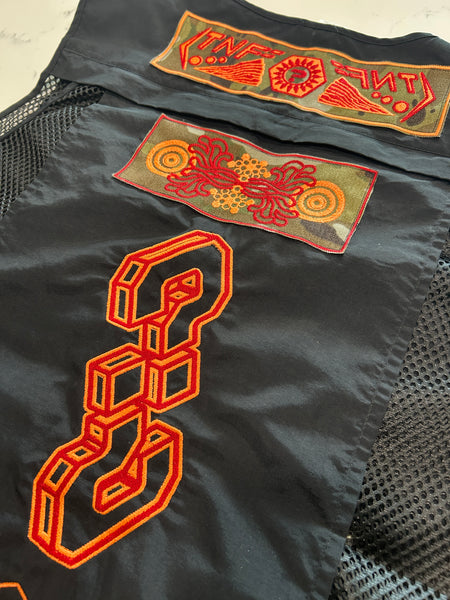 Tipped Tactical Vest - Black / XXL