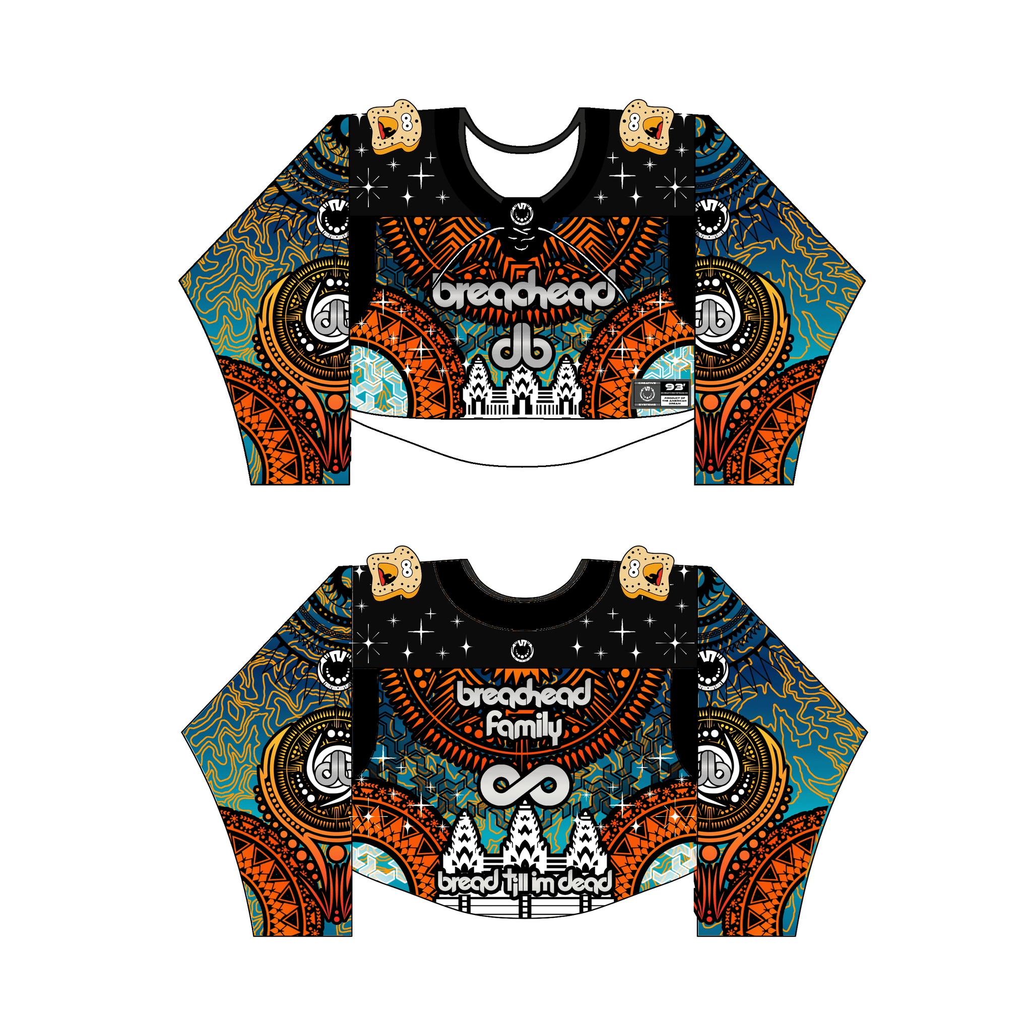 * Pre Order * - Breadhead Reflective Crop Hockey Jersey