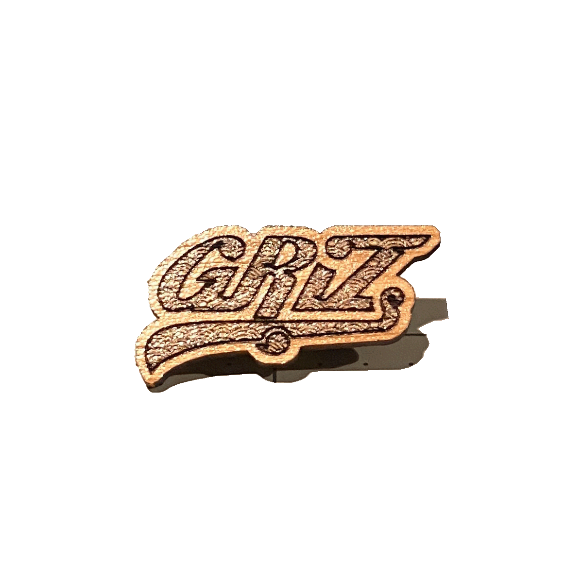 GRiZ Wood Engraved Cherry Pin - LE 20