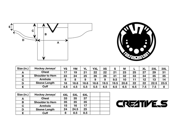 * Pre Order * - Barbhead Dreamscape Crop Hockey Jersey