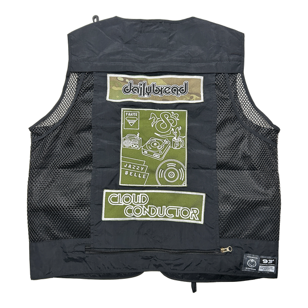 dB Imperfect Patchwork Tactical Vest - Black / Medium