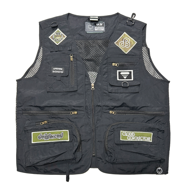 dB Imperfect Patchwork Tactical Vest - Black / Medium
