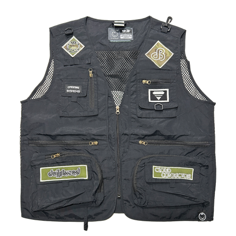 dB Imperfect Patchwork Tactical Vest - Black / Medium