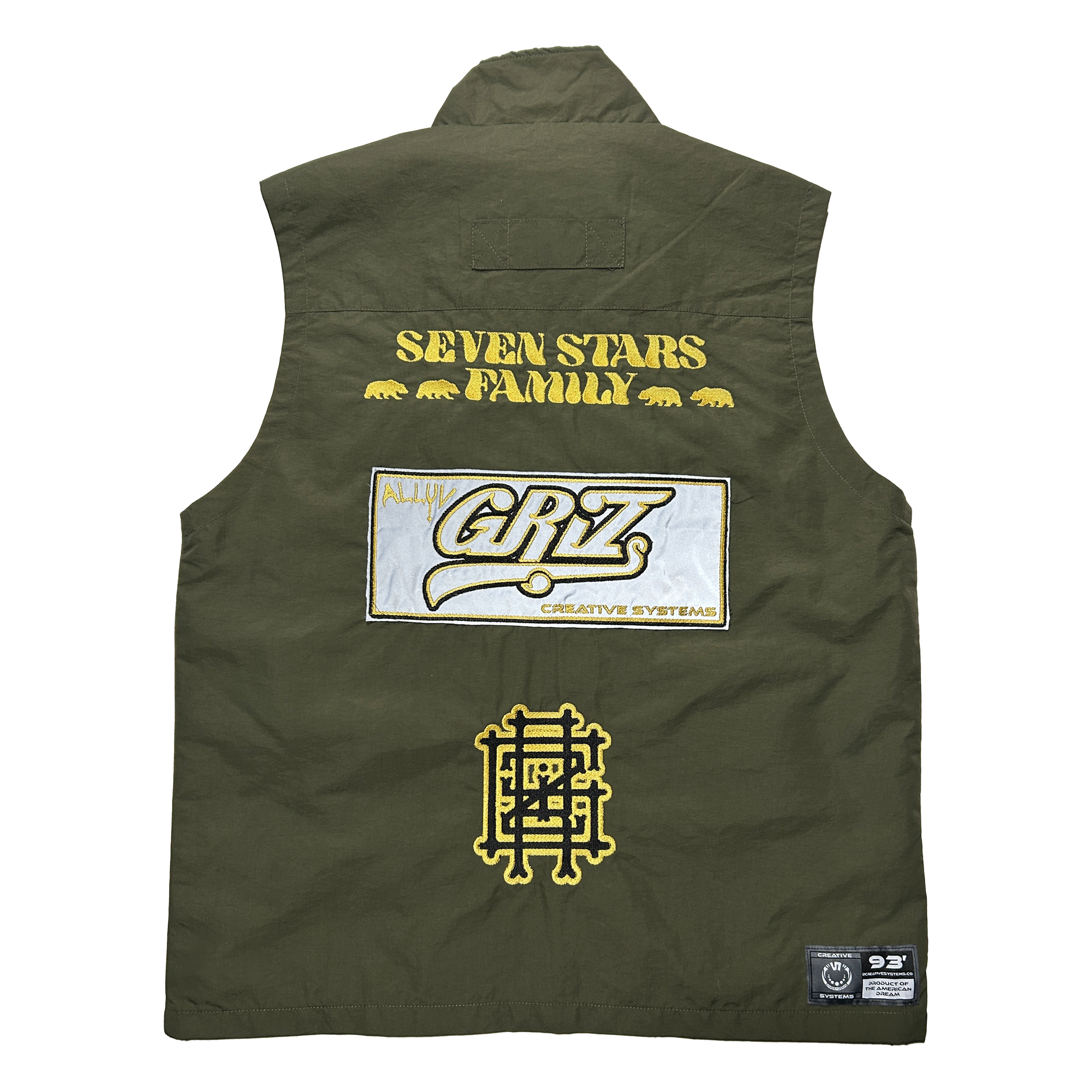 Griz 7 Stars Vest - Green / L