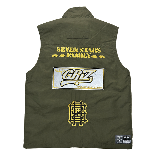 Griz 7 Stars Vest - Green / L