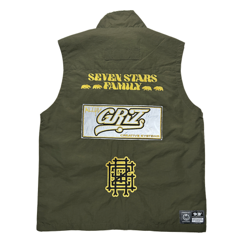 Griz 7 Stars Vest - Green / L