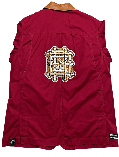 Griz Trench Coat back with transparent background