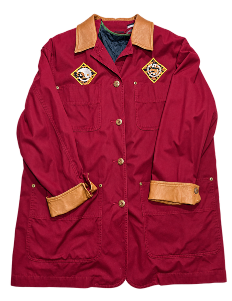 Griz Trench Coat front with transparent background