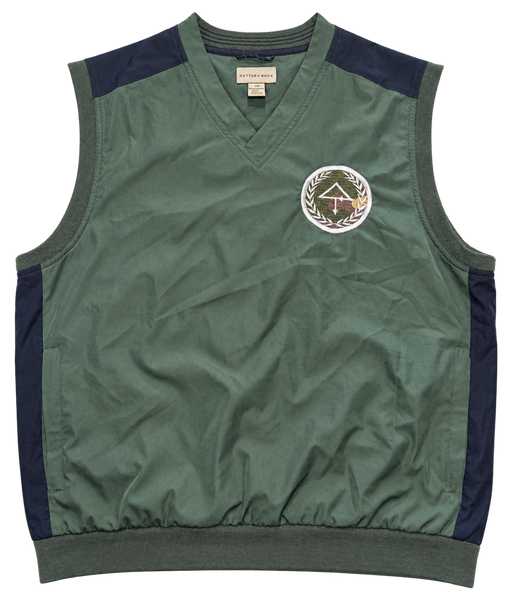 Of The Trees Golf Vest upcycled front view